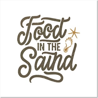 Foot in the sand Posters and Art